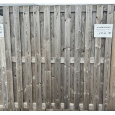 Restpartij tuinscherm geïmpregneerd grenen 10 mm 180x180 cm recht Restpartij tuinscherm geïmpregneerd grenen 10 mm 180x180 cm recht